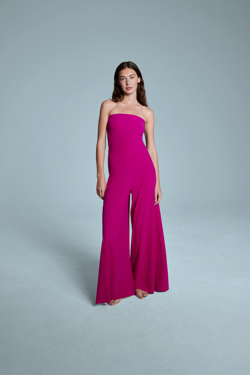 Jumpsuit | Trägerlos | Reisejersey | Jumpy | Zyklam