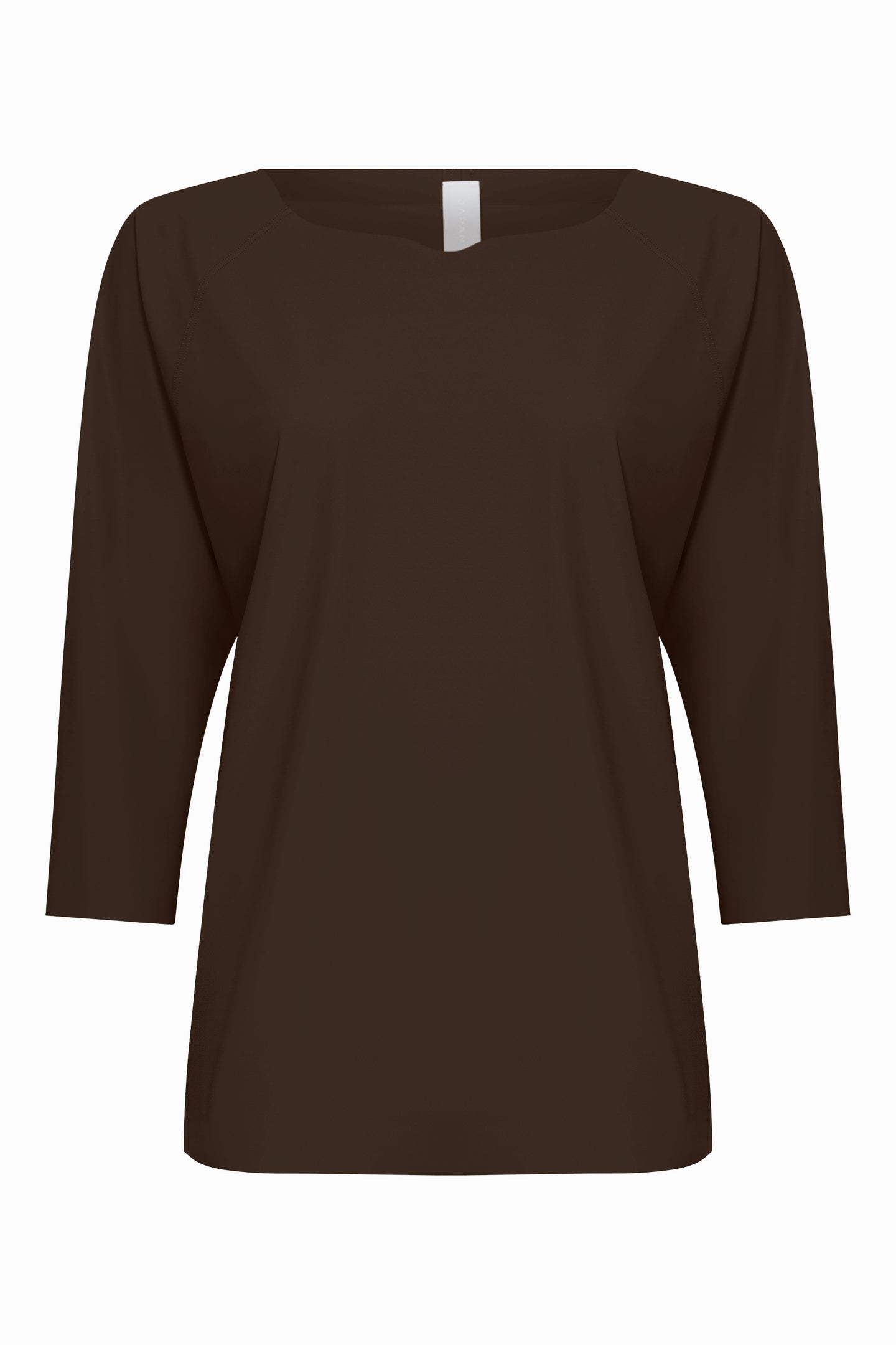 T-Shirt | Lightweight Travel | Nariko | Chocolate