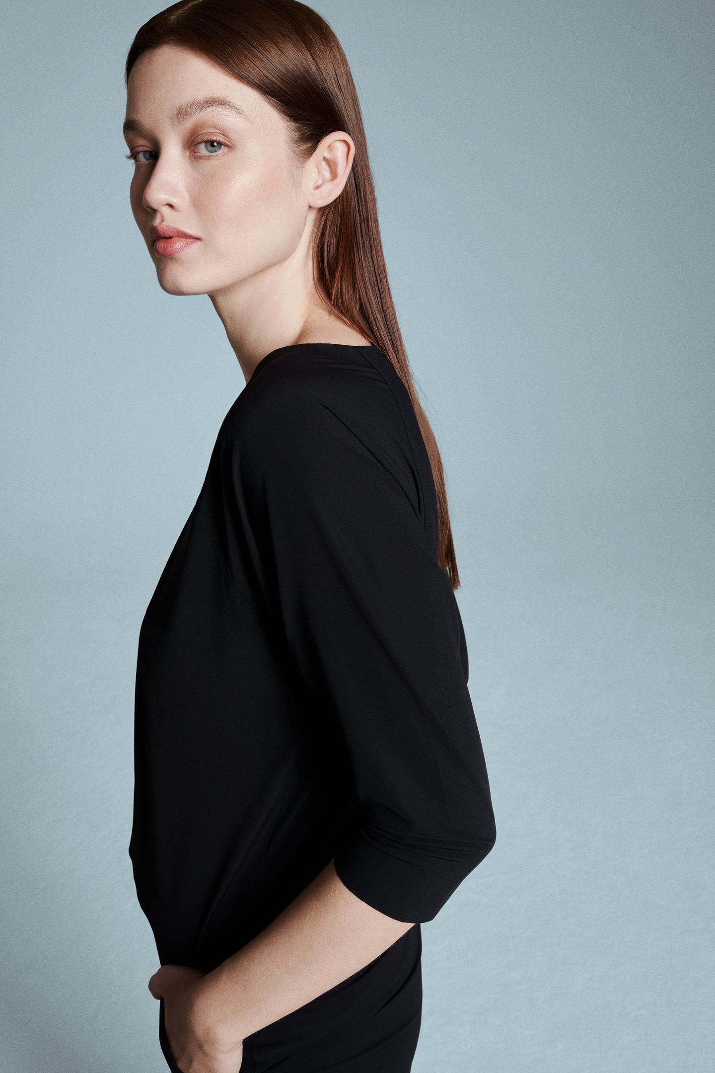 T-Shirt | Lightweight Travel | Nariko | Deep Black