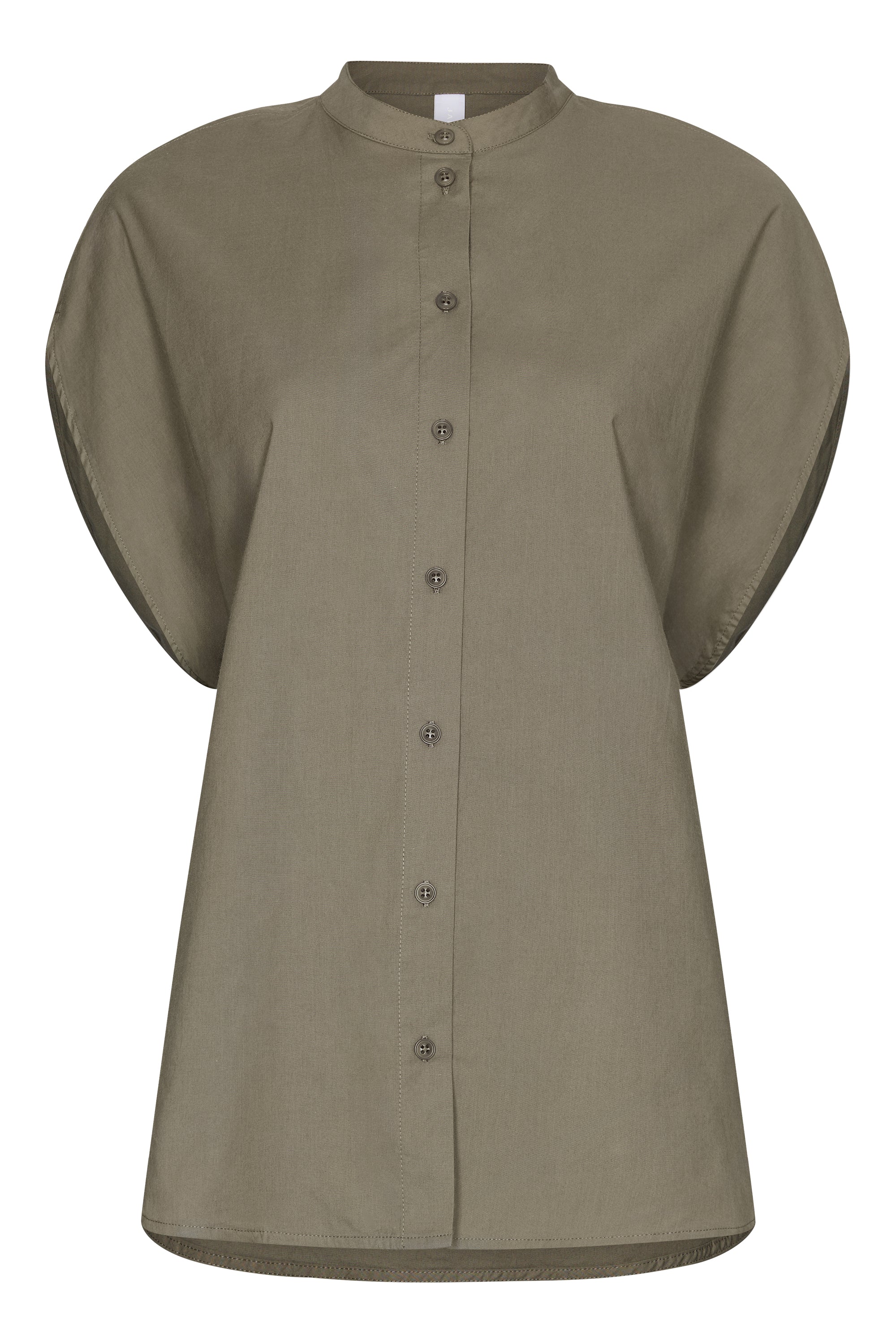 COMING SOON | Blouse | Cotton Lyocell Stretch | Tomiko Washed | Smockey Olive