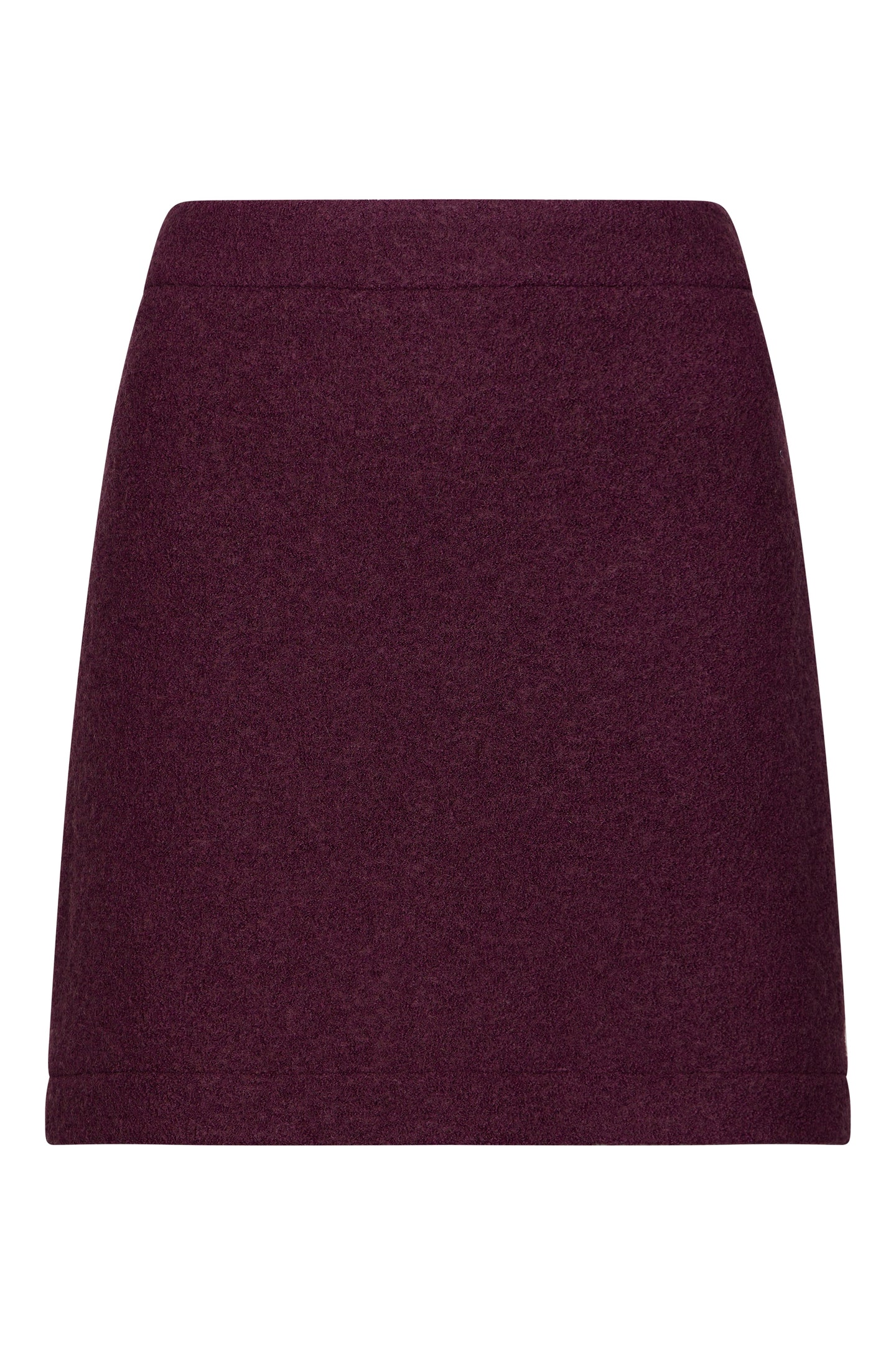 Skirt | Cooked Wool | Umeka | Aubergine Wool