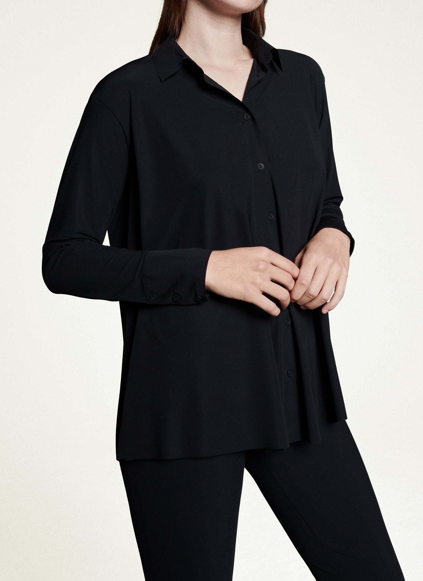 Blouse | Light Travel | Milly | Deep Black