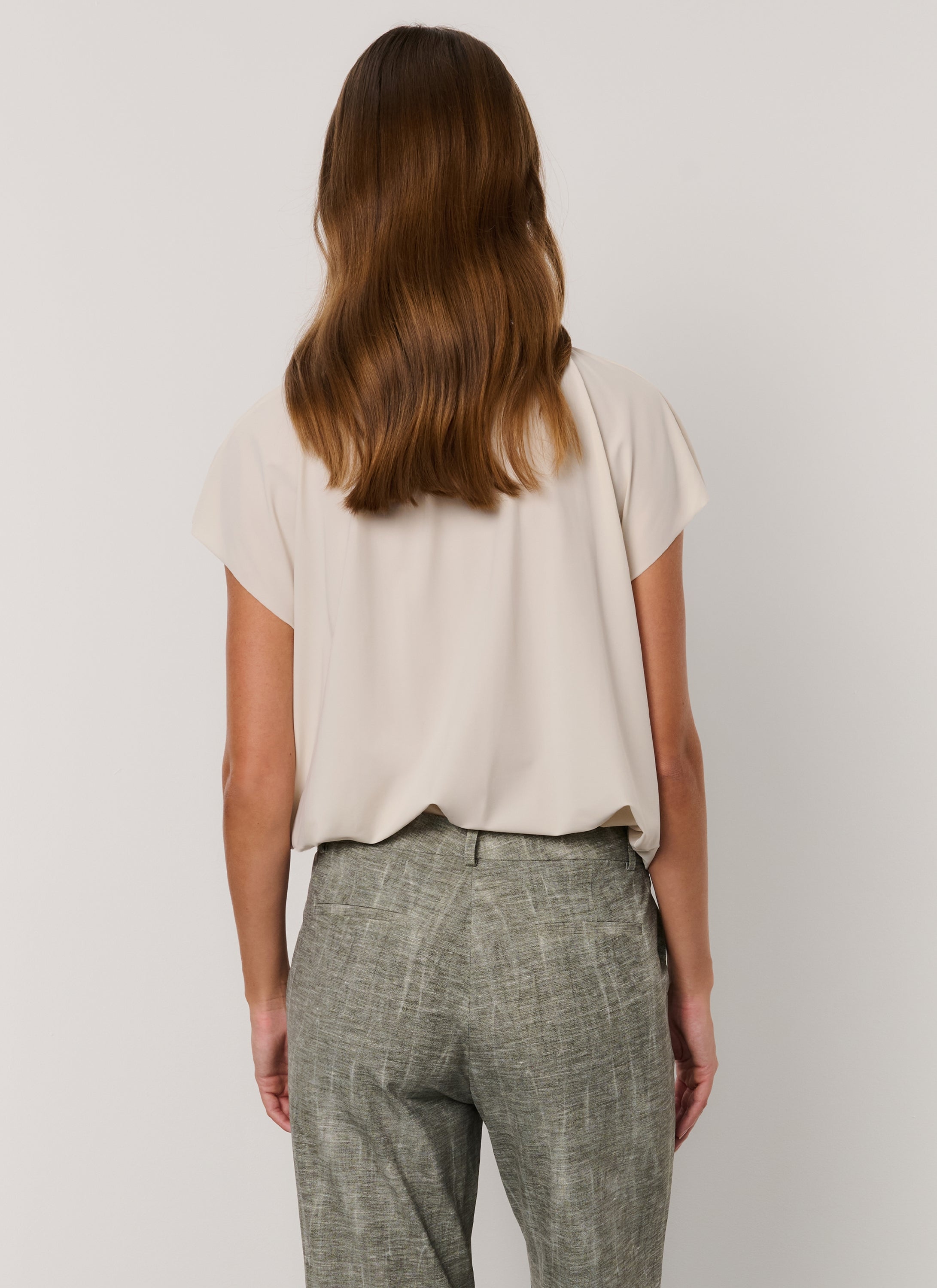 Blouse | Light travel jersey | Hiroko | Linen