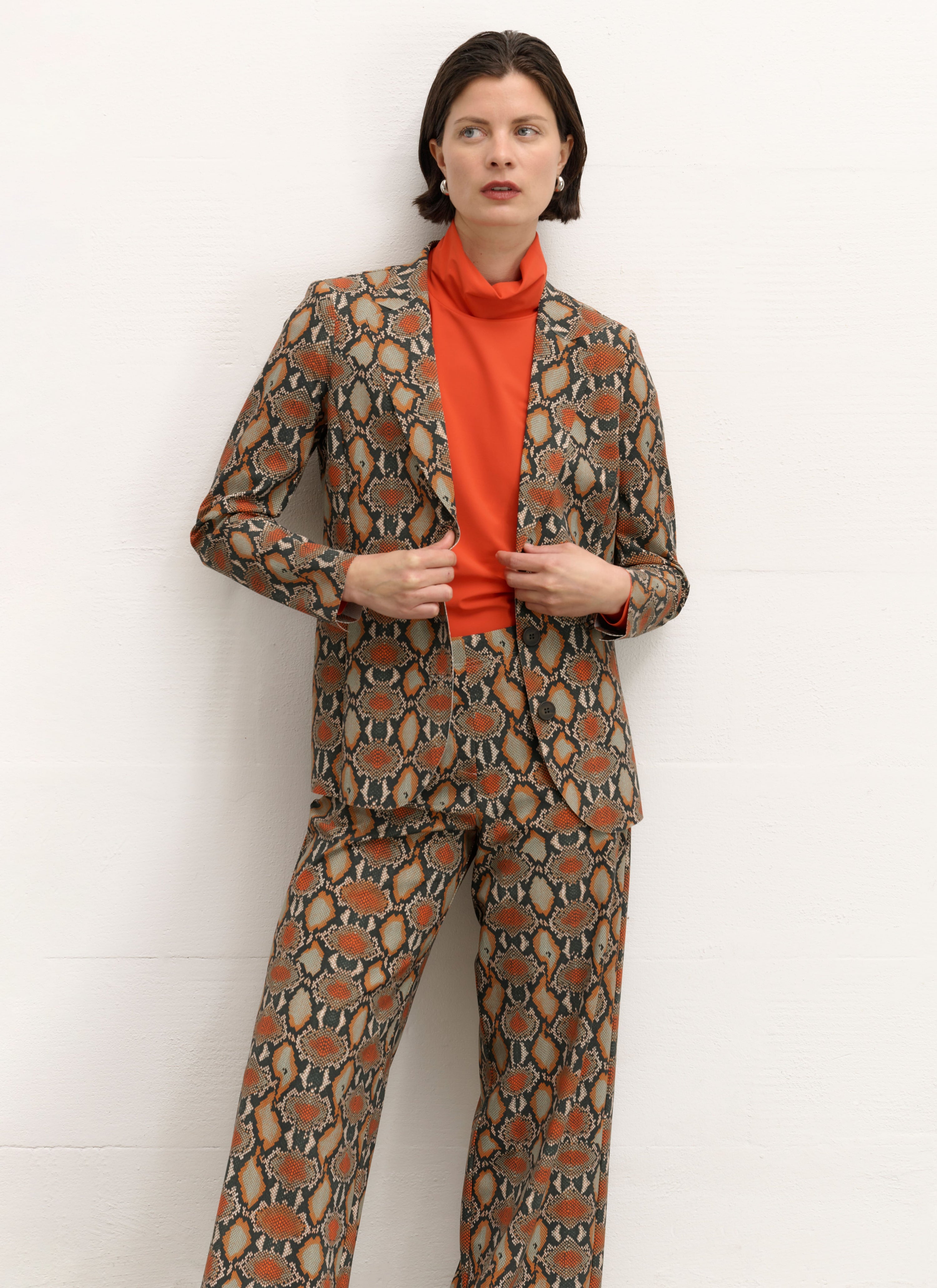 Blazer | Heavy Travel Print | Toku Prints | Cobra Orange