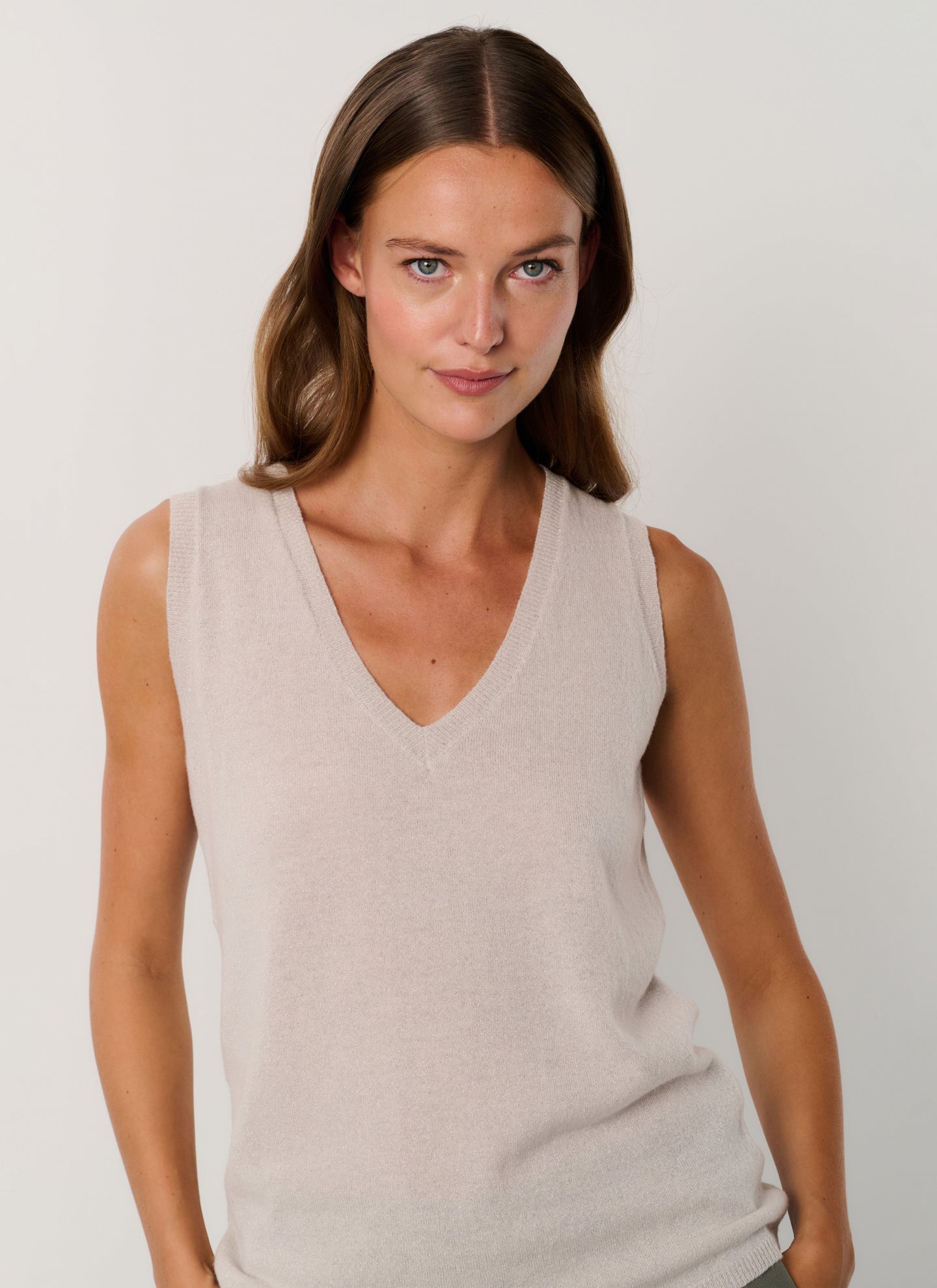 Top knit | Air Cashmere | Sofya | Silver Knit