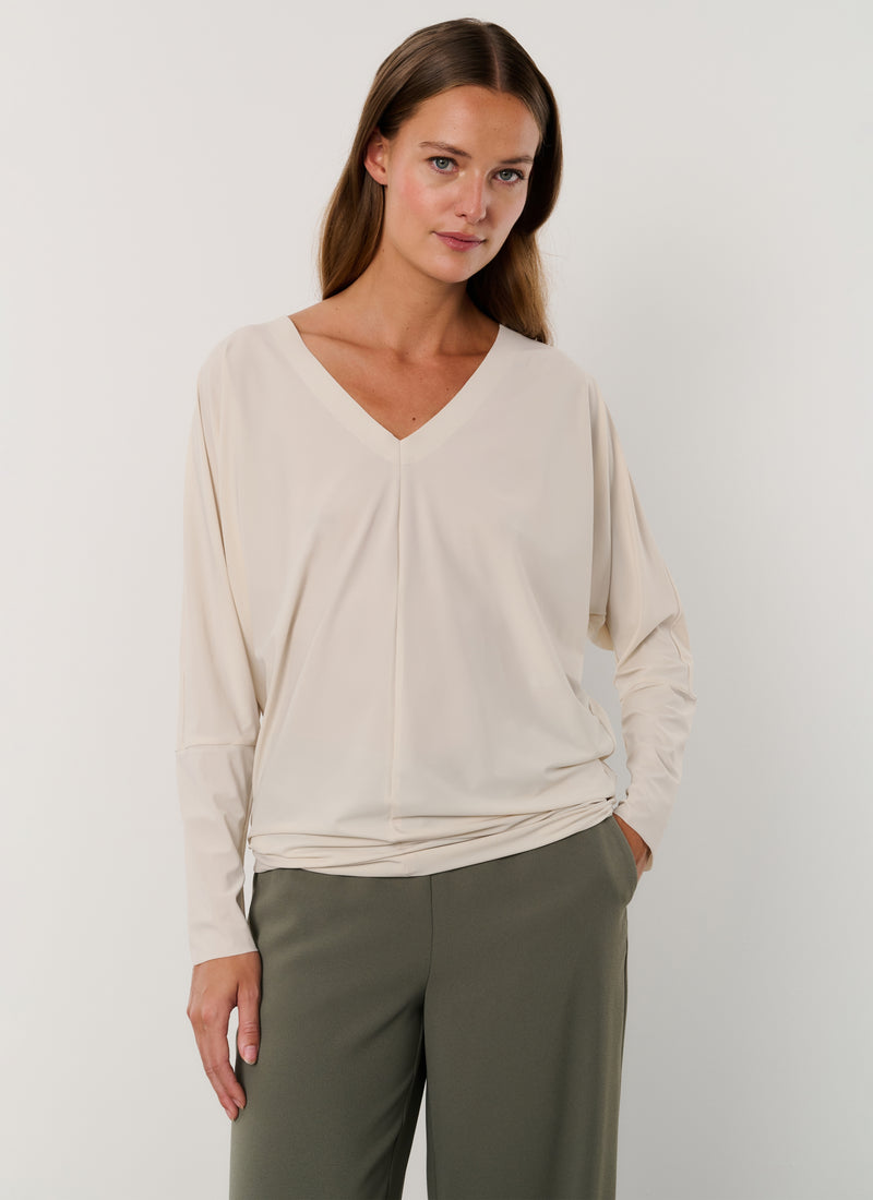 Top | Light travel jersey | Yamas | Linen