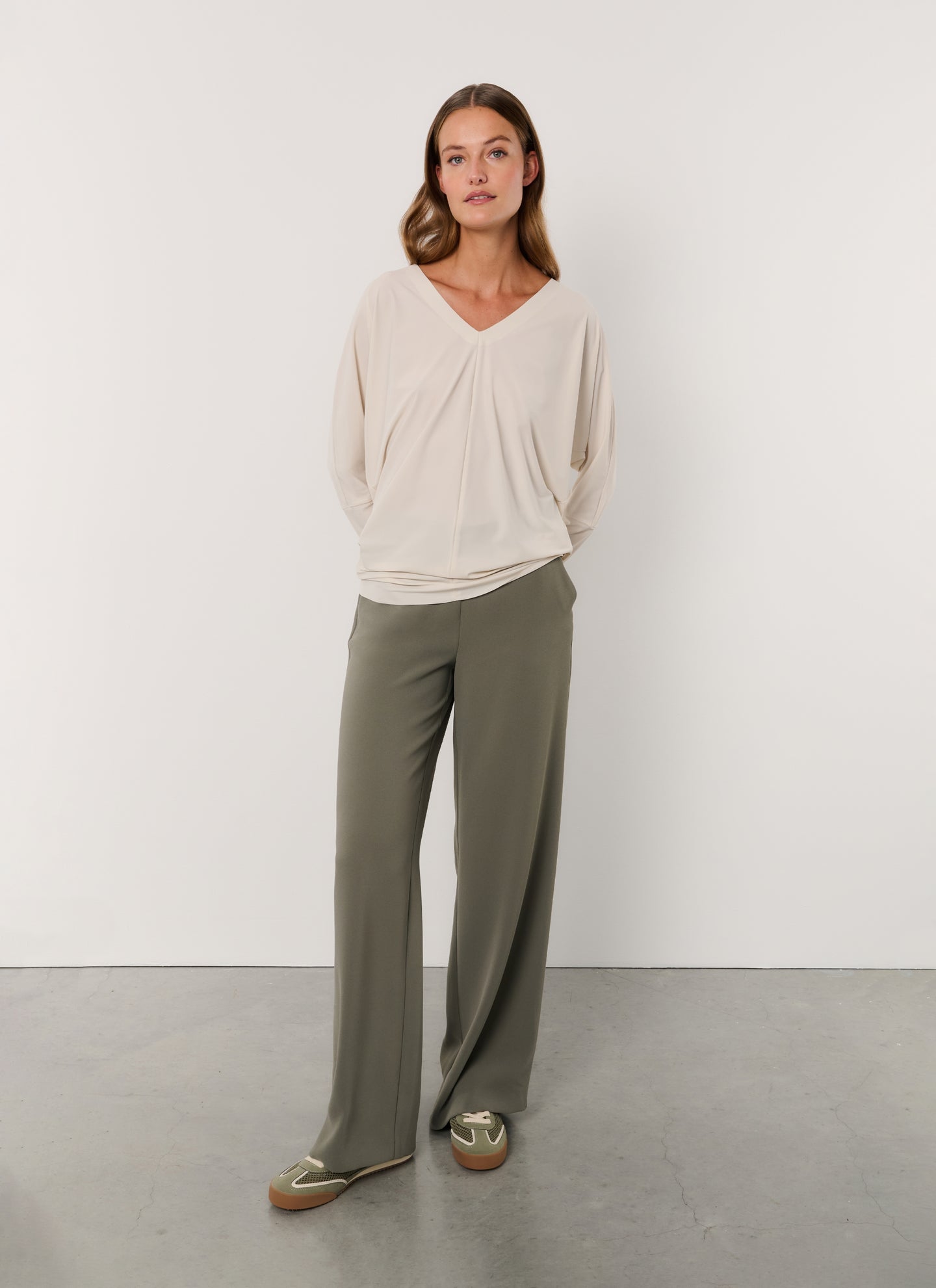 Top | Light travel jersey | Yamas | Linen