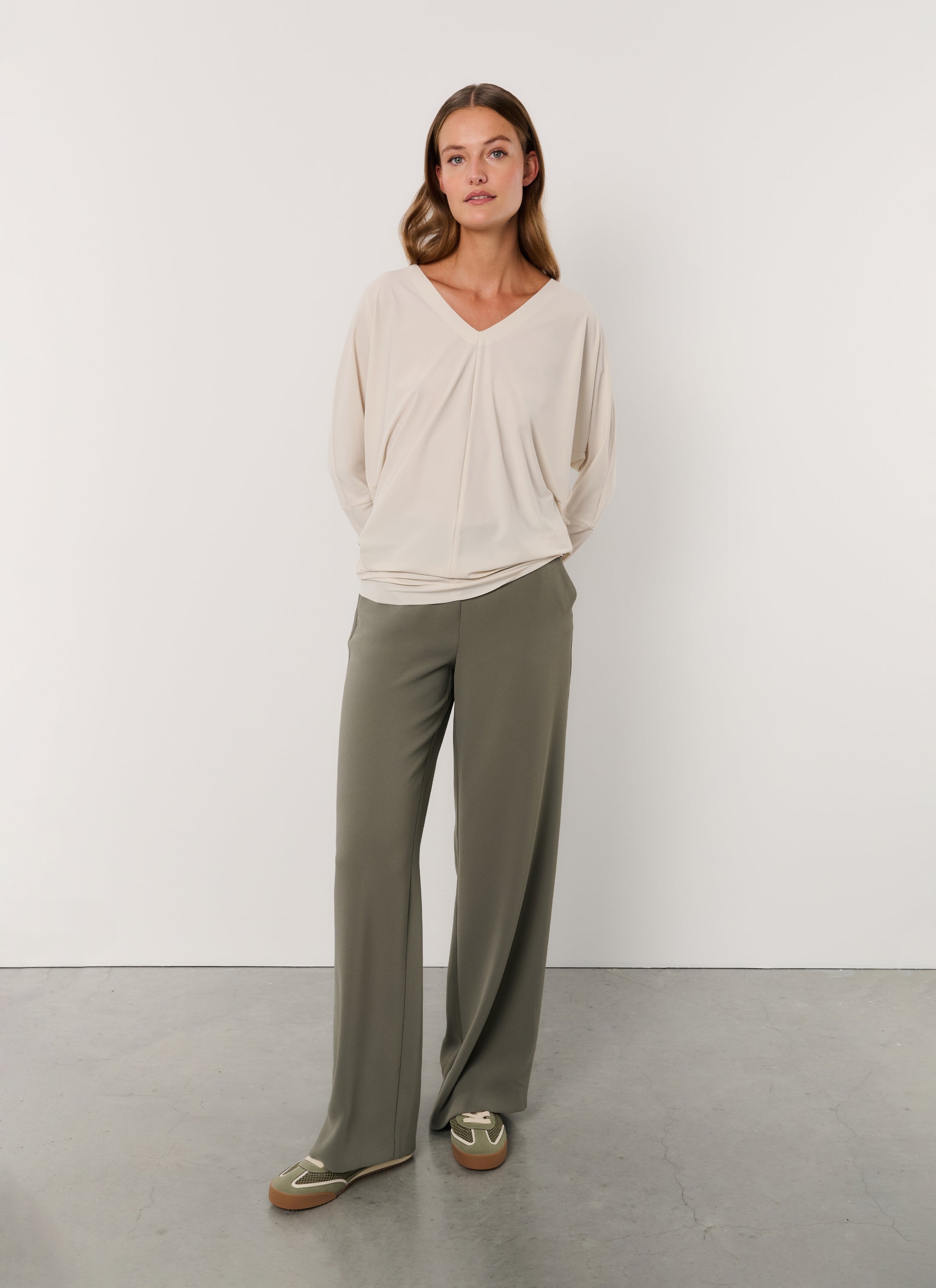 Top | Light travel jersey | Yamas | Linen