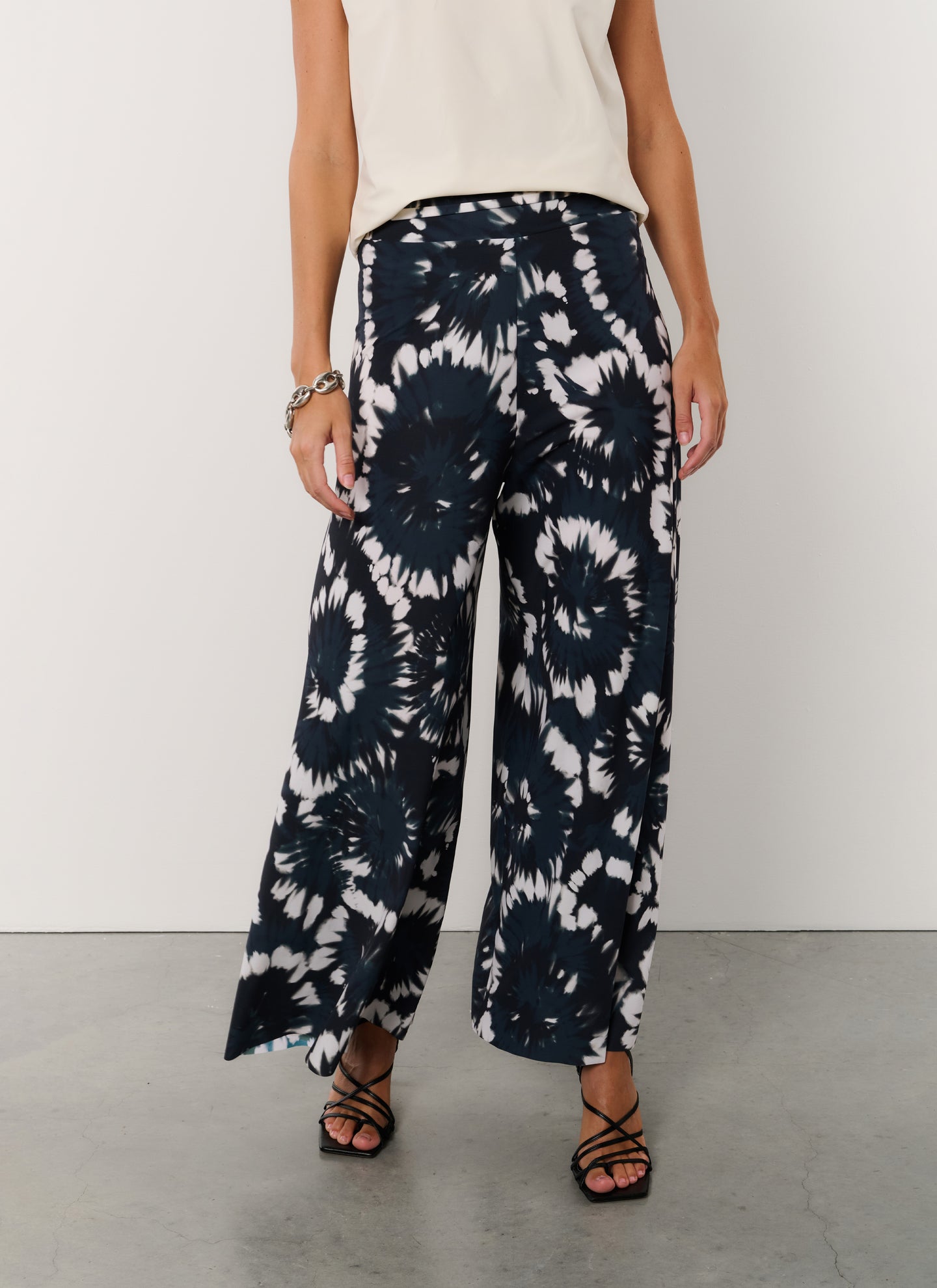 Pants | Light Travel Print | Kuzi Print | Tie Dye Blue Swirl | Japan TKY