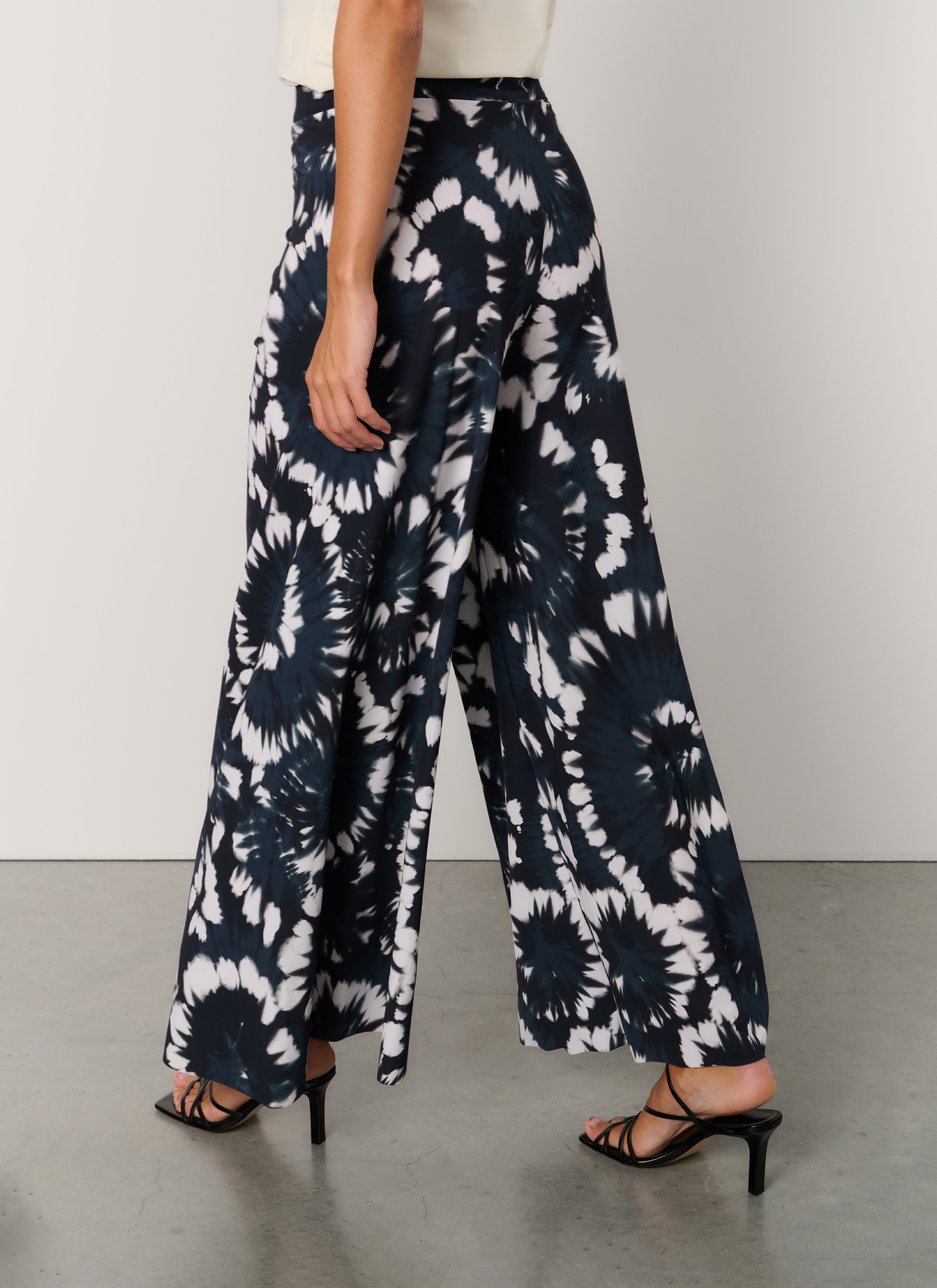 Pants | Light Travel Print | Kuzi Print | Tie Dye Blue Swirl | Japan TKY